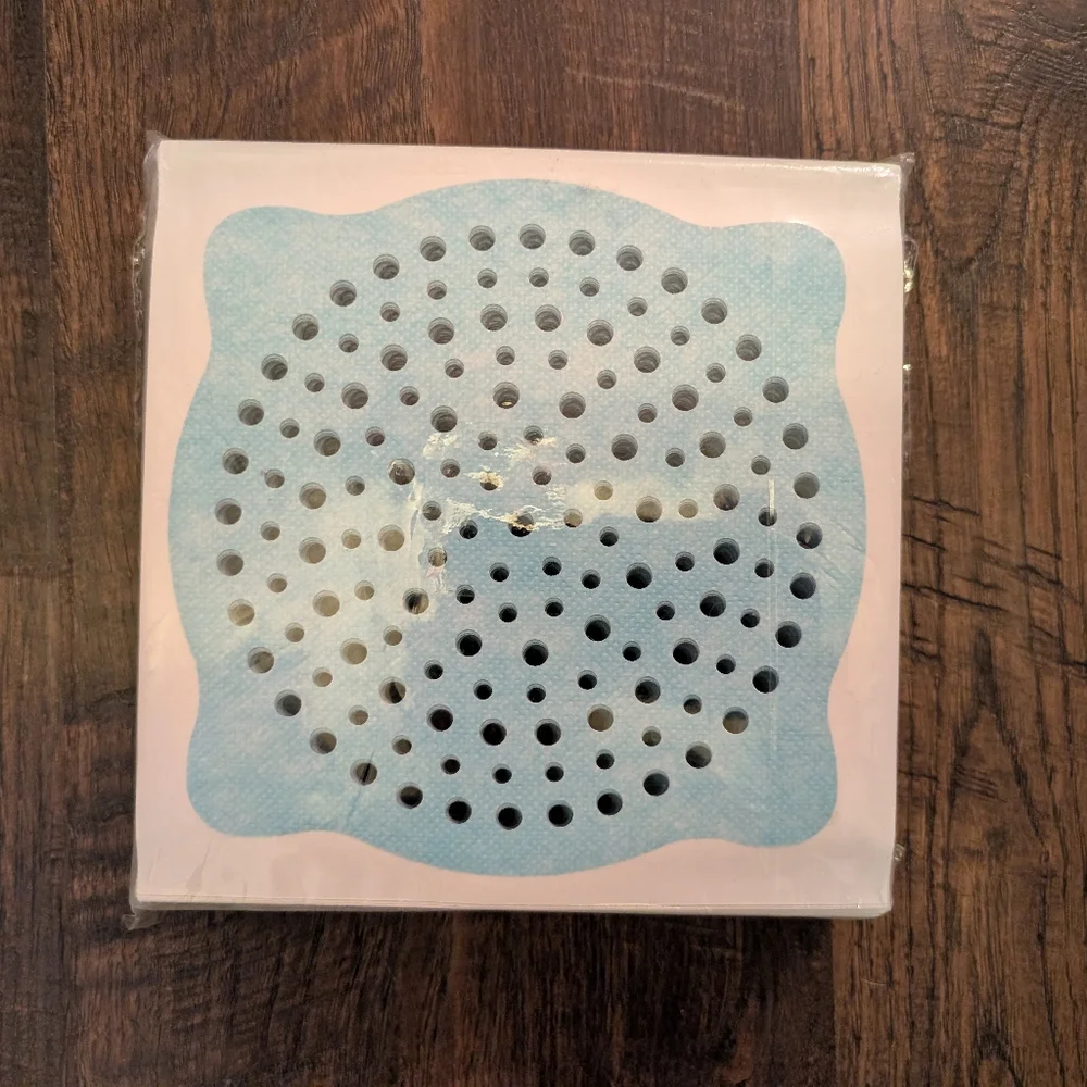 Disposable Drain Covers, Set of 100 Blue